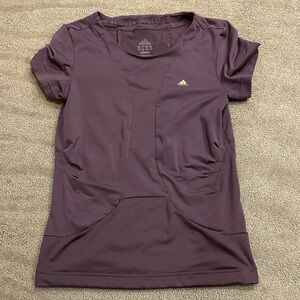 Adidas Women's Short Sleeve Tee in Dark Purple